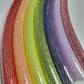 Crushed Rainbow 7 Piece Diamond Taped Sectional Hoop