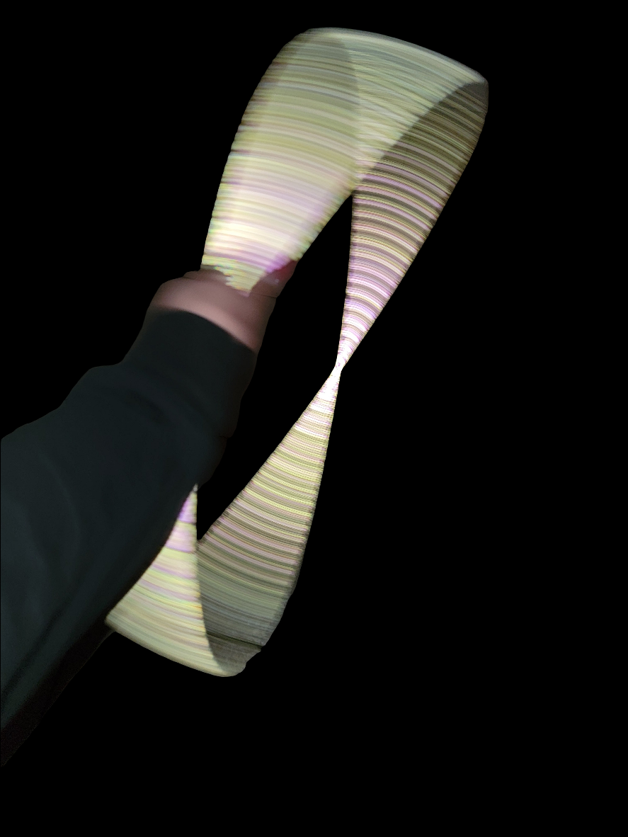 30 5/8 Fractal Sunset Reflective hoop ready to ship