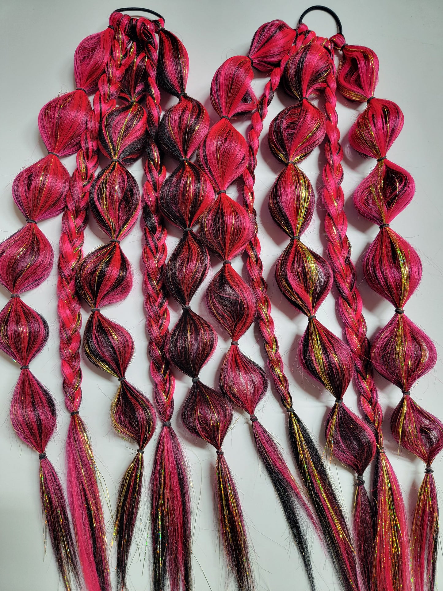 Rave Rebel Festival Braid Tie In's