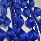 Cobalt Queen Frost Festival Braid Tie In's