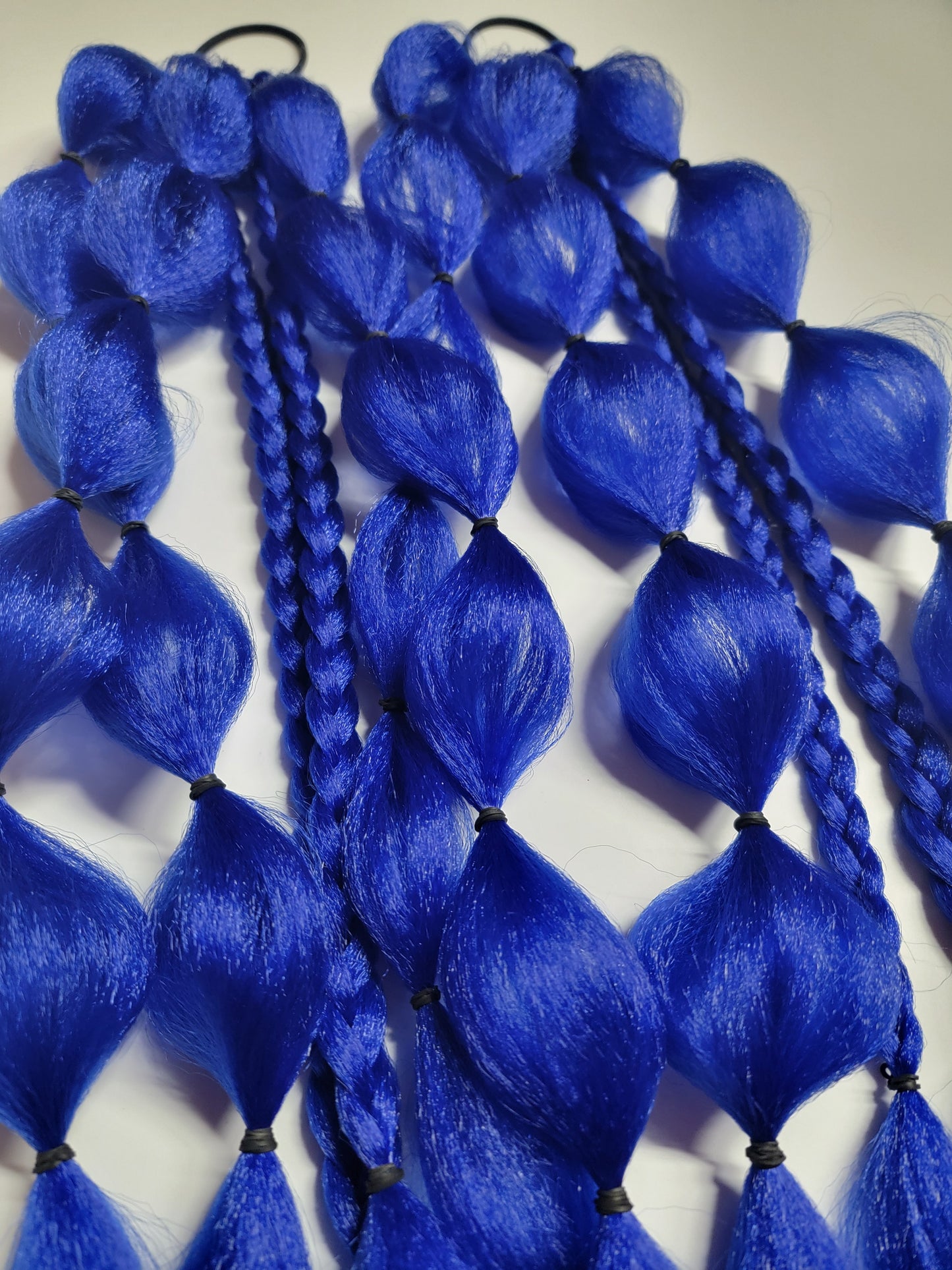 Cobalt Queen Frost Festival Braid Tie In's