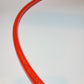 Fluorescent UV Orange Taped Hoop