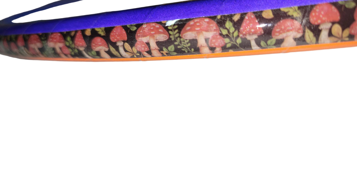 Dark Mushroom Coinflip Specialty Reflective Taped Hoop