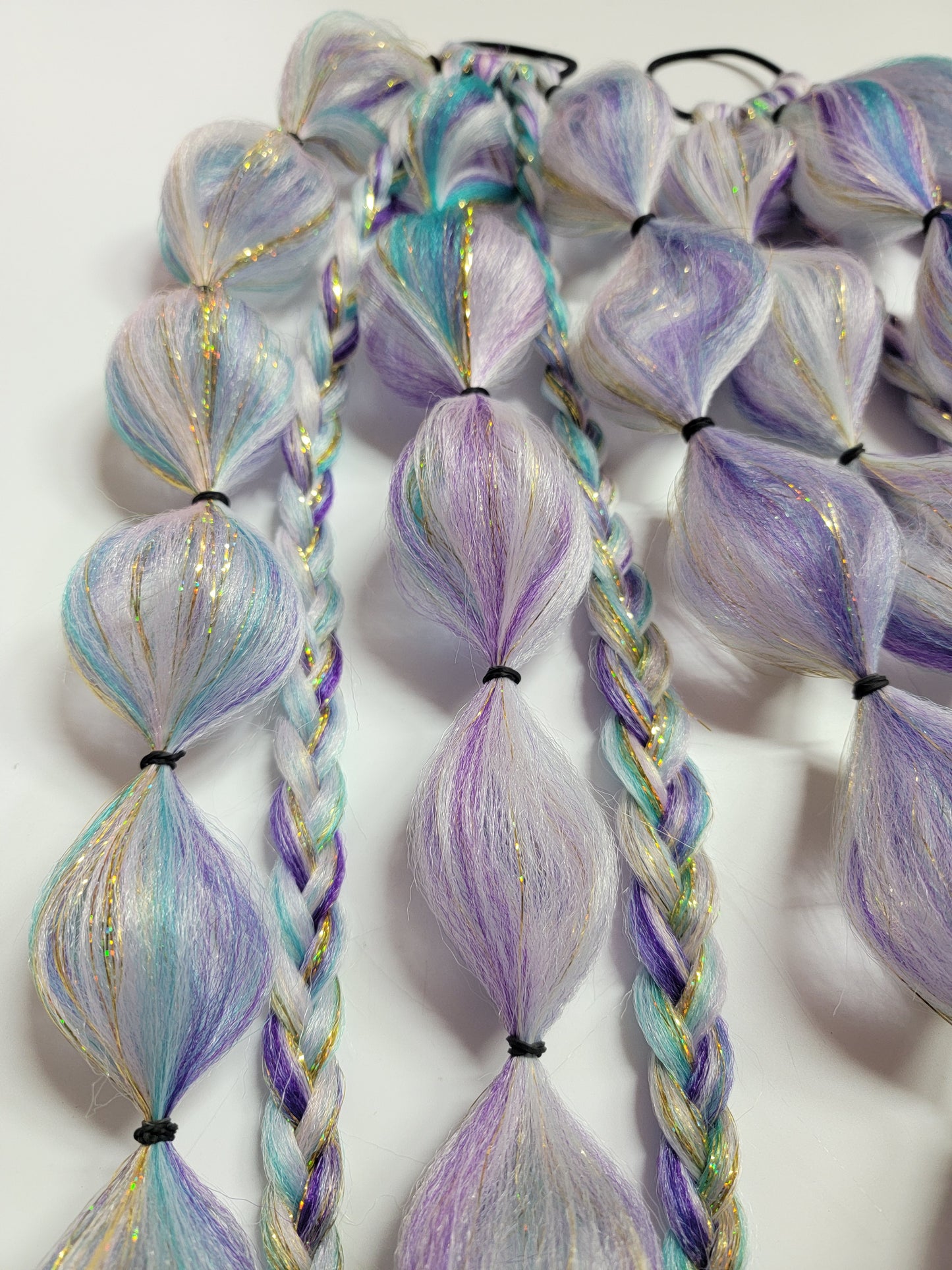 Unicorn Dreams Festival Braid Tie In's