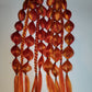 Orange Sunshine Festival Braid Tie In's