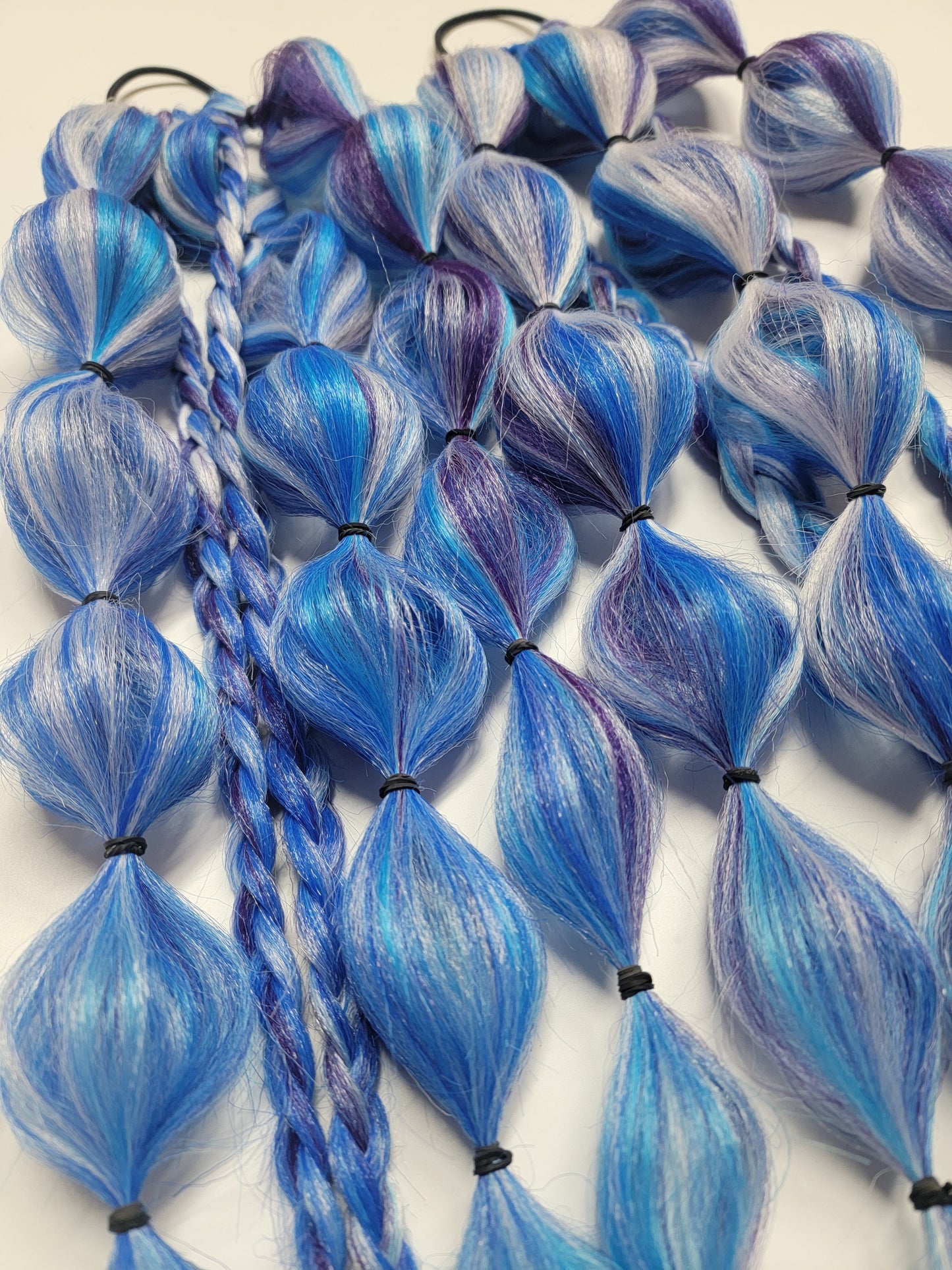 Blueberry Galaxy Festival Braid Tie In's