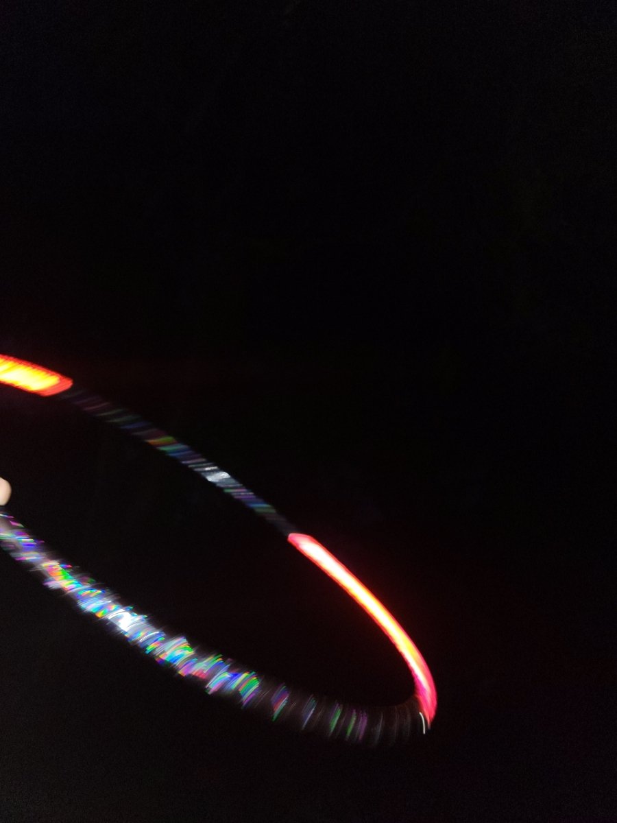 Celestial Ember Coinflip Specialty Reflective Taped 4 Piece Sectional Hoop