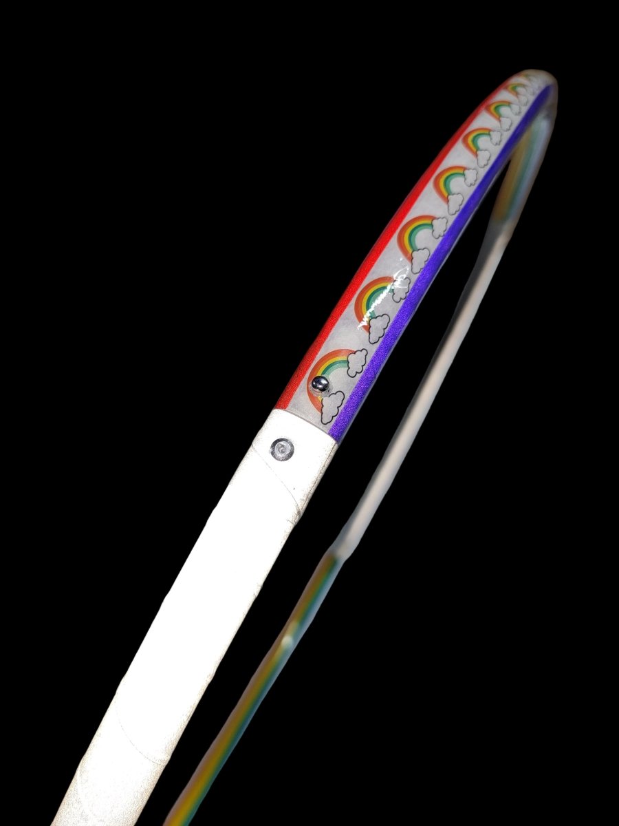 Rainbow Reflections Reflective Coinflip Specialty Reflective Taped 4 Piece Sectional Hoop