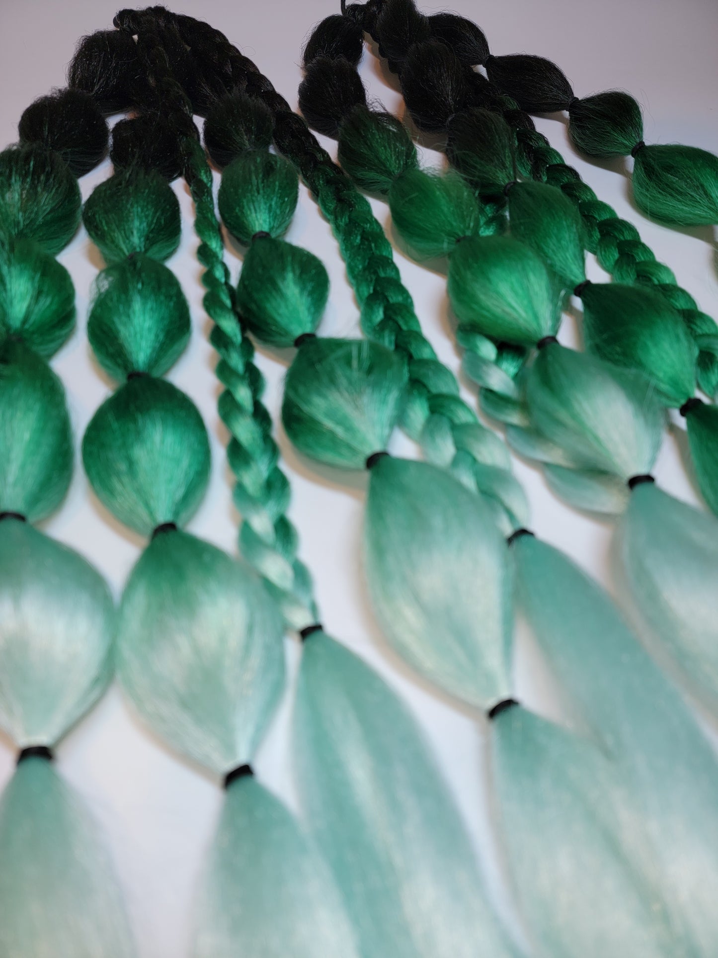 Moss Queen Festival Braid Tie In's