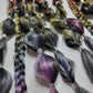 Rainbow Nebula Festival Braid Tie In's