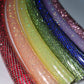 Crushed Rainbow 7 Piece Diamond Taped Sectional Hoop
