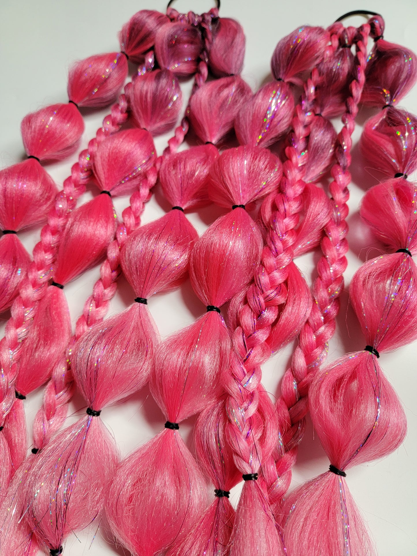 Bubblegum Baddie Festival Braid Tie In's