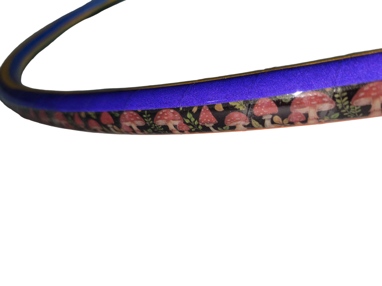 Dark Mushroom Coinflip Specialty Reflective Taped Hoop