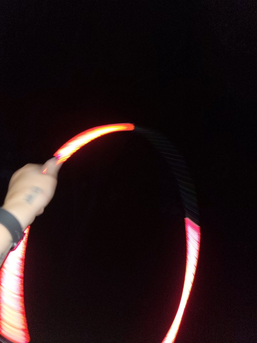 Celestial Ember Coinflip Specialty Reflective Taped 4 Piece Sectional Hoop