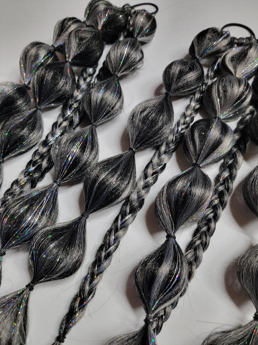 Smokey Quartz Festival Braid Tie In's