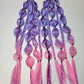Purple Cloud Festival Braid Tie In's