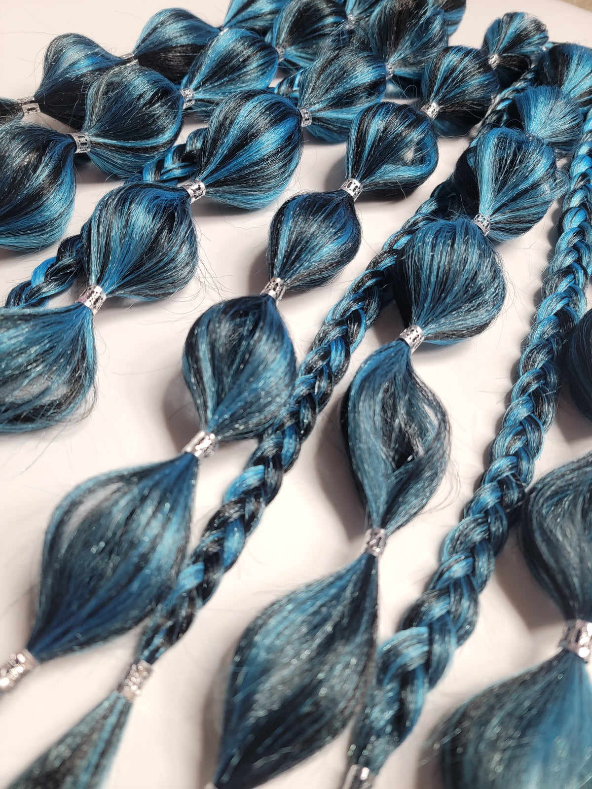 Call of the Ocean Festival Braid Tie In's