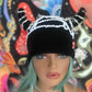 Spider web & Horn Beanie