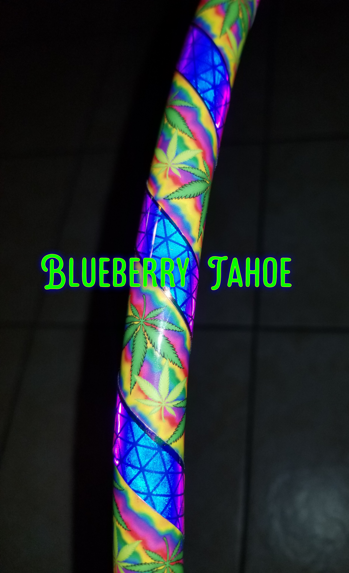 Blueberry Tahoe Reflective Taped Hoop