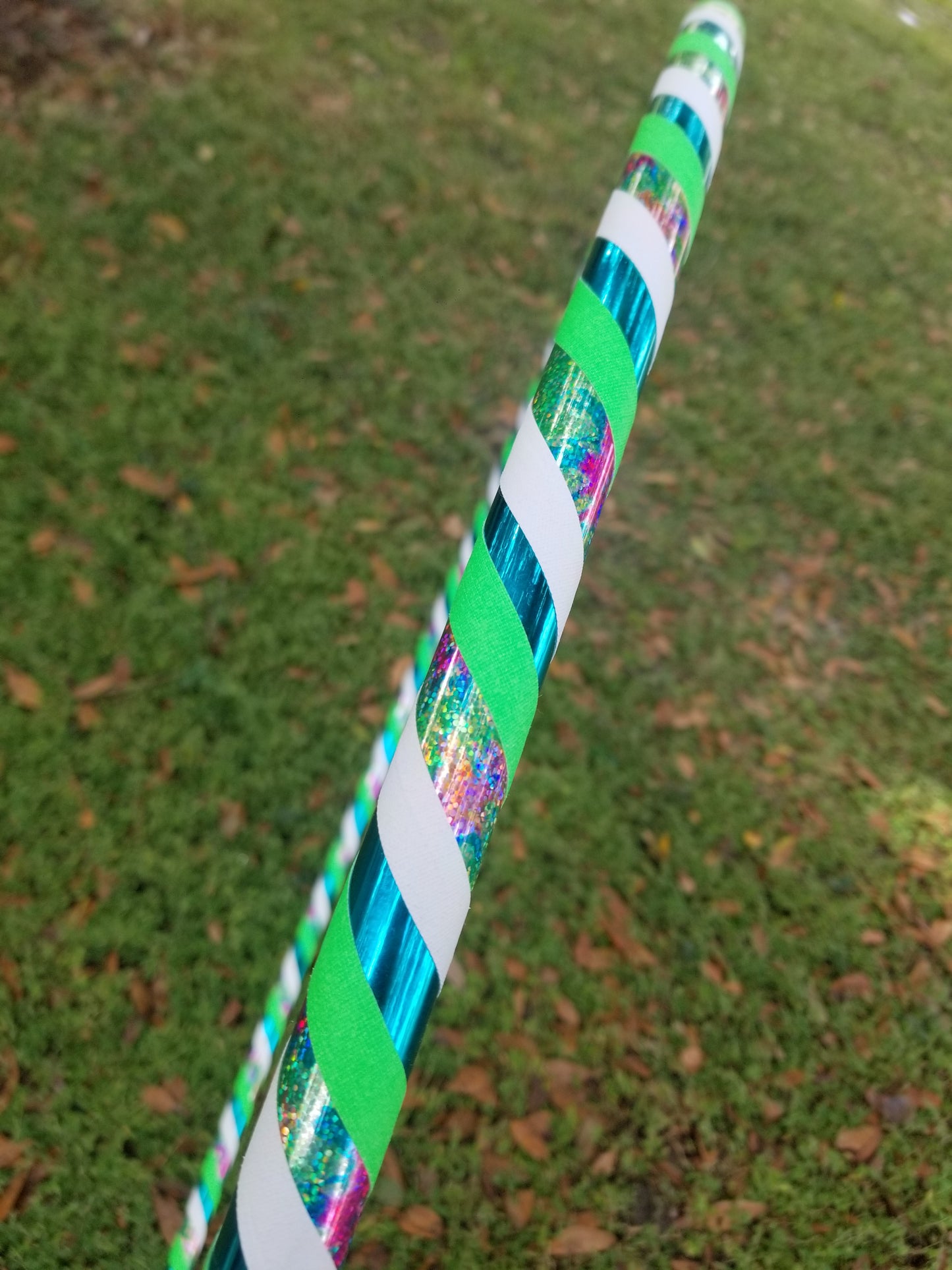 Wild Tie Dye Beginner Taped  Hoop