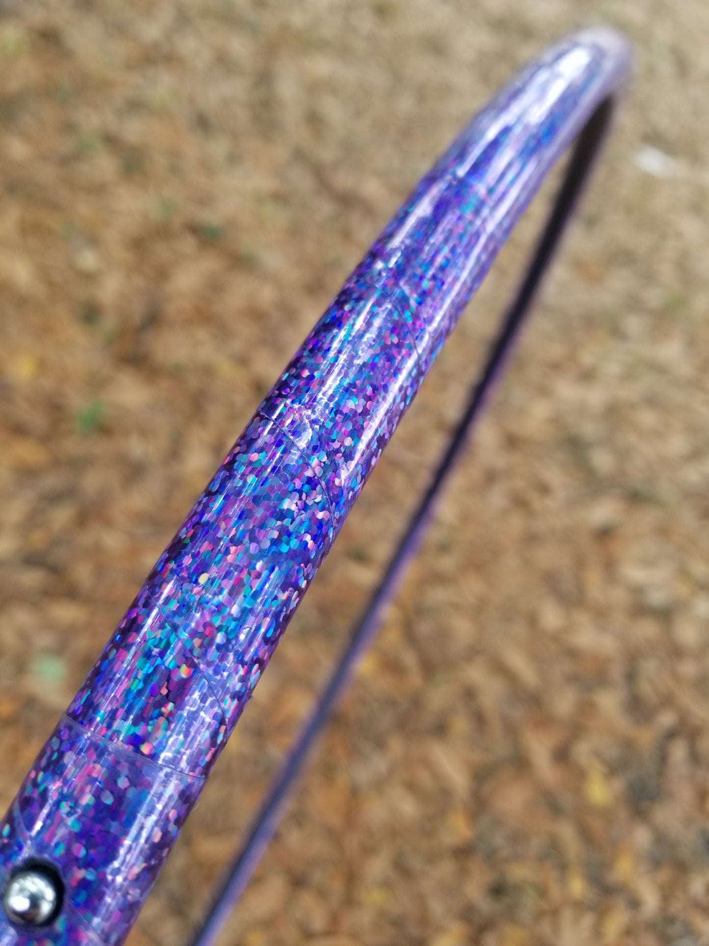Purple Galaxy Glitter Taped Hula Hoop