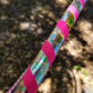 Square Orb & Pink Gaffer Spiral Beginner Taped Hoop