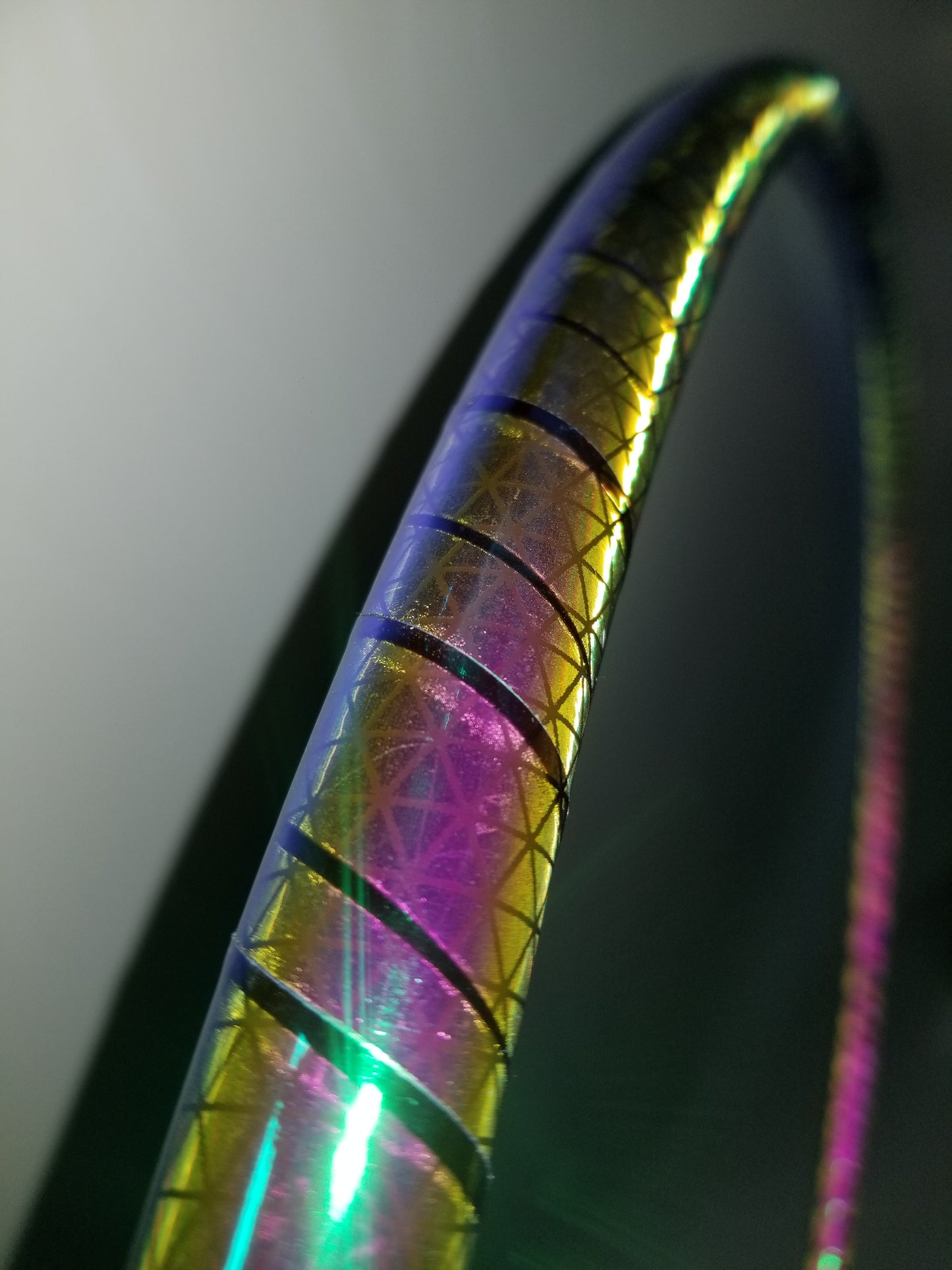 Purple Haze Reflective Color Morph Taped Hoop