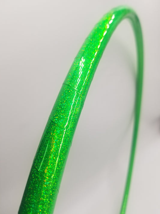 Lime Green Glitter Taped Hula Hoop