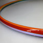 Glitter Rainbow Coinflip Specialty Reflective Taped Hoop