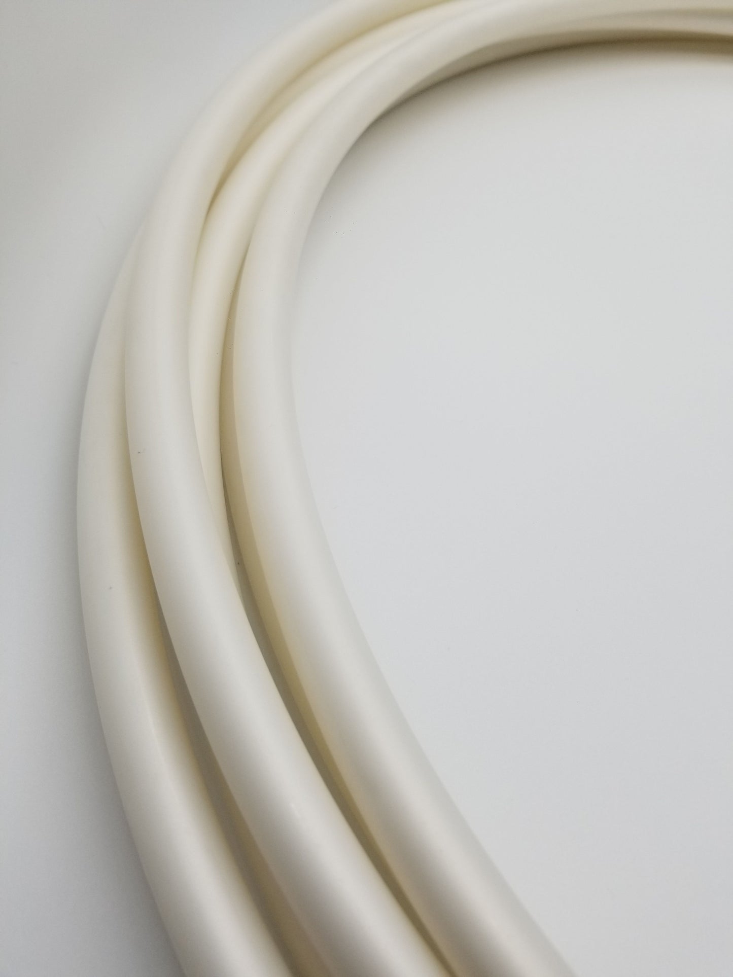 White Moonstone Polypro Bare Hoop 5/8