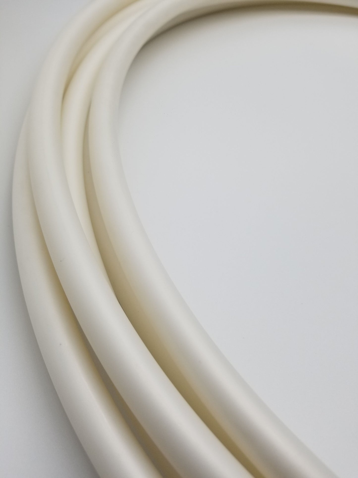 White Moonstone Polypro Bare Hoop 5/8