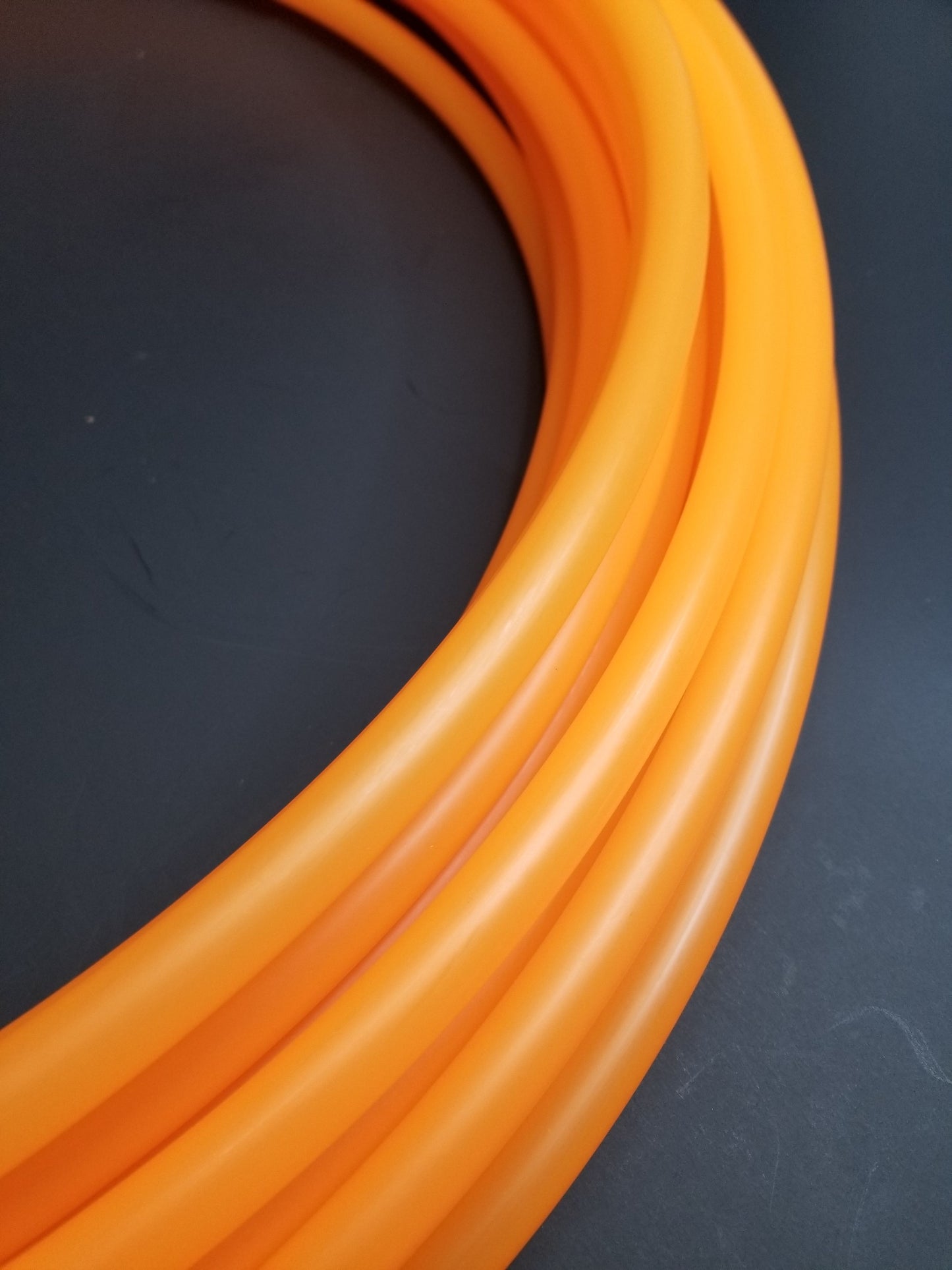 Creamsicle - UV Orange Polypro Bare Hoop 5/8