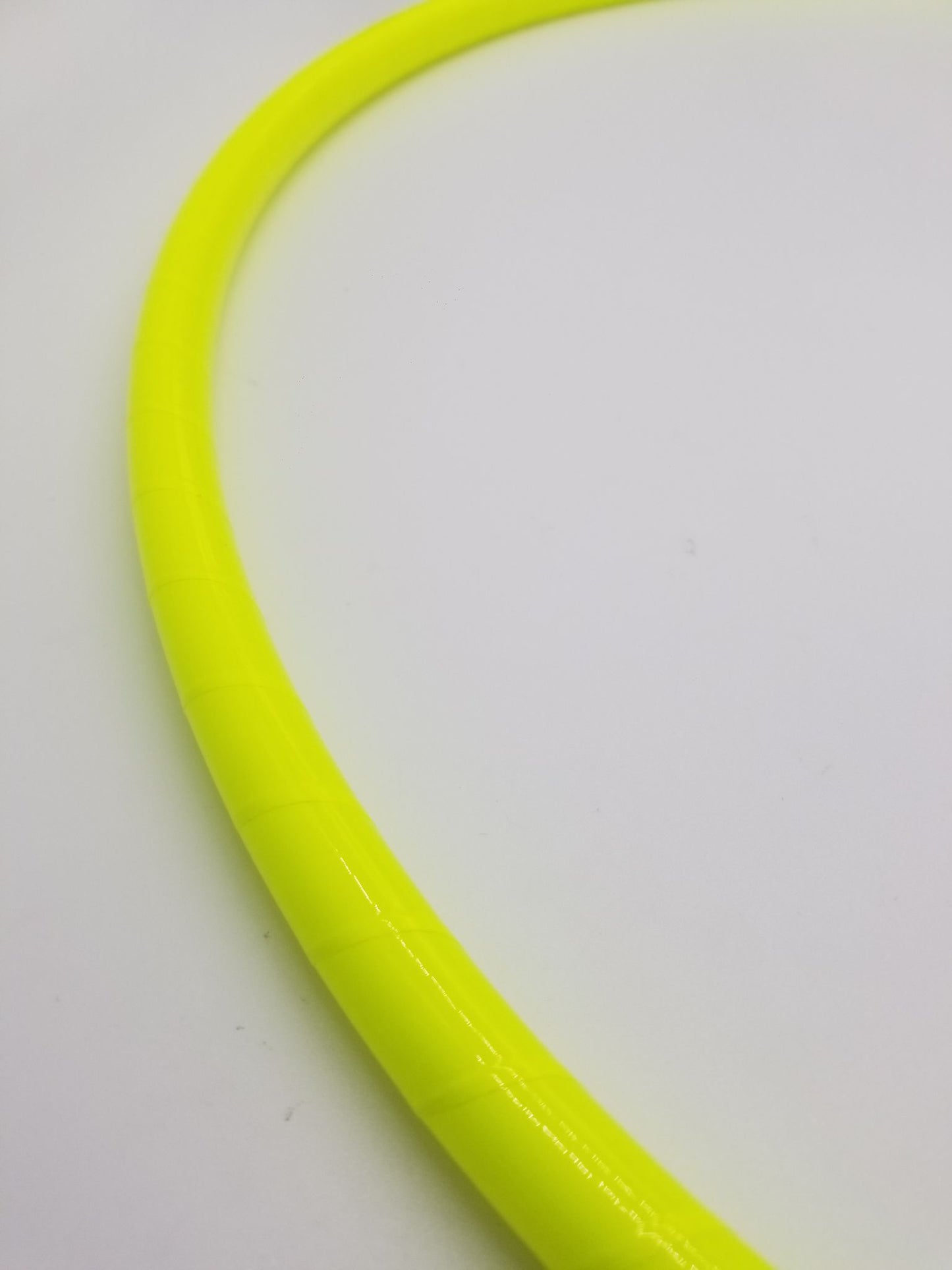 Florescent Yellow Taped Hula Hoop
