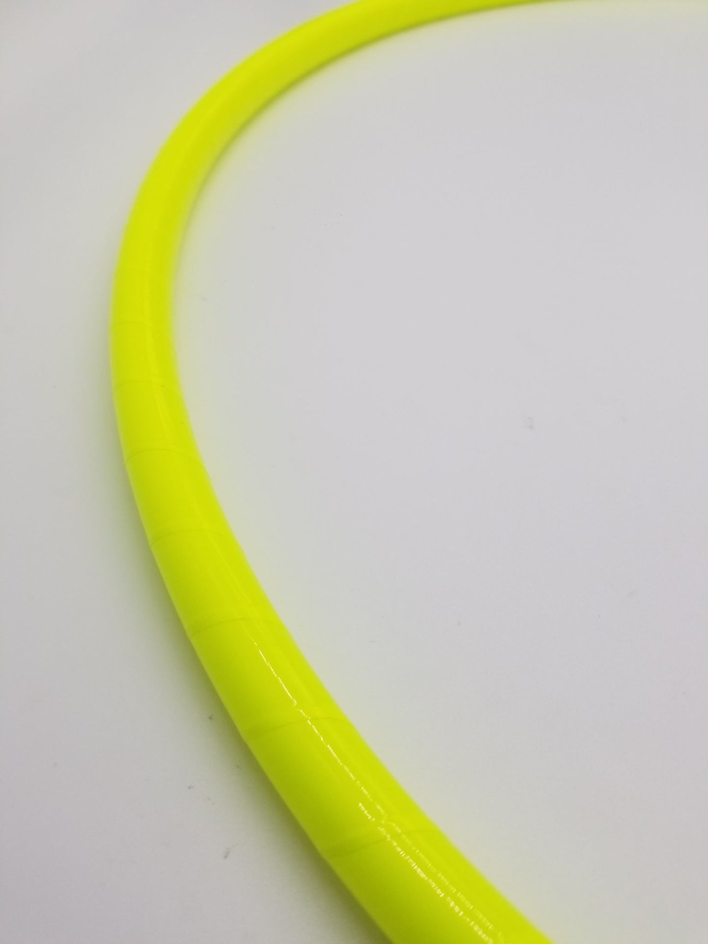 Florescent Yellow Taped Hula Hoop