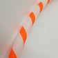 Orange Gaffer Spiral Budget Friendly Beginner Taped Hoop