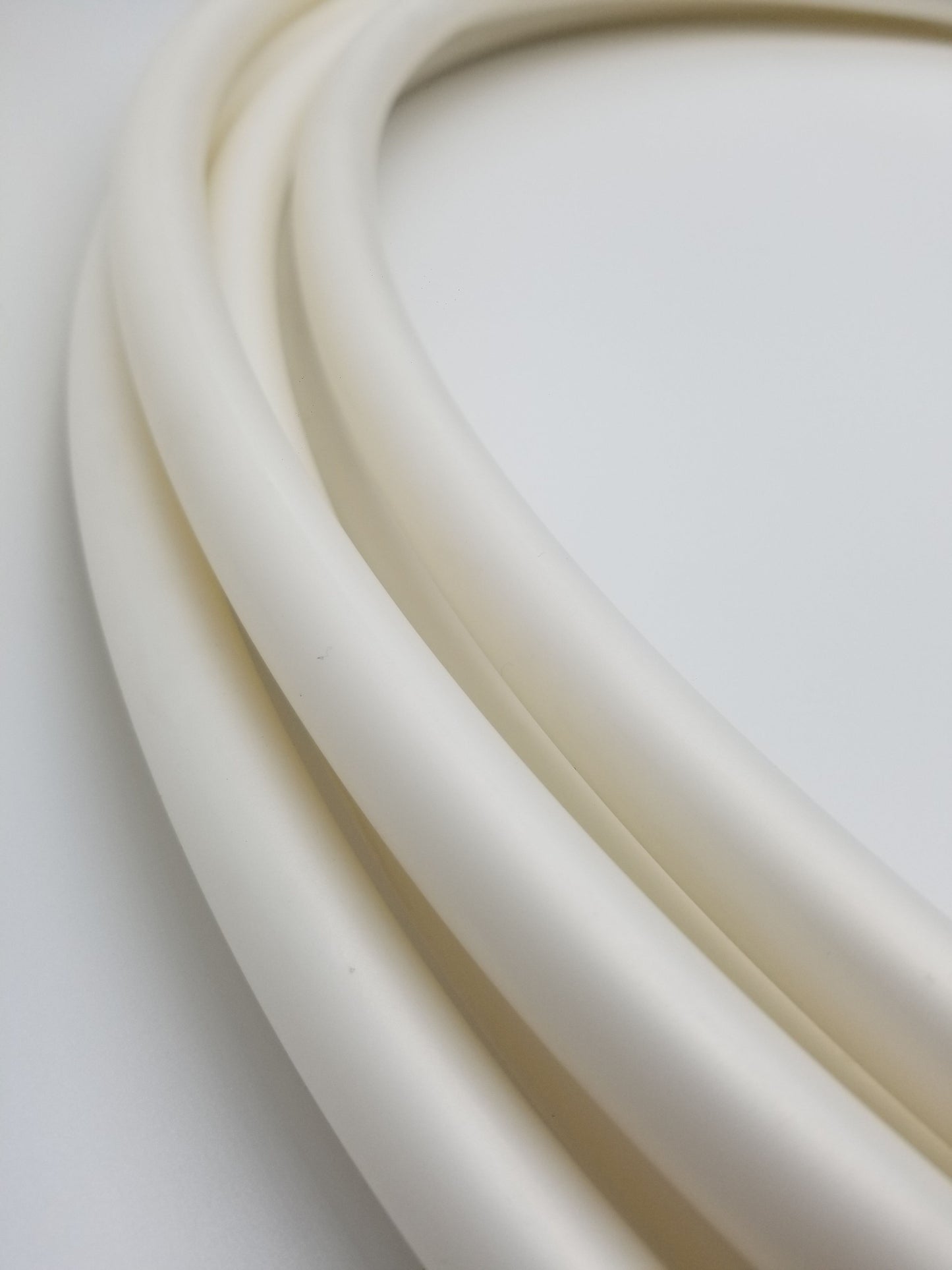 White Moonstone Polypro Bare Hoop 5/8