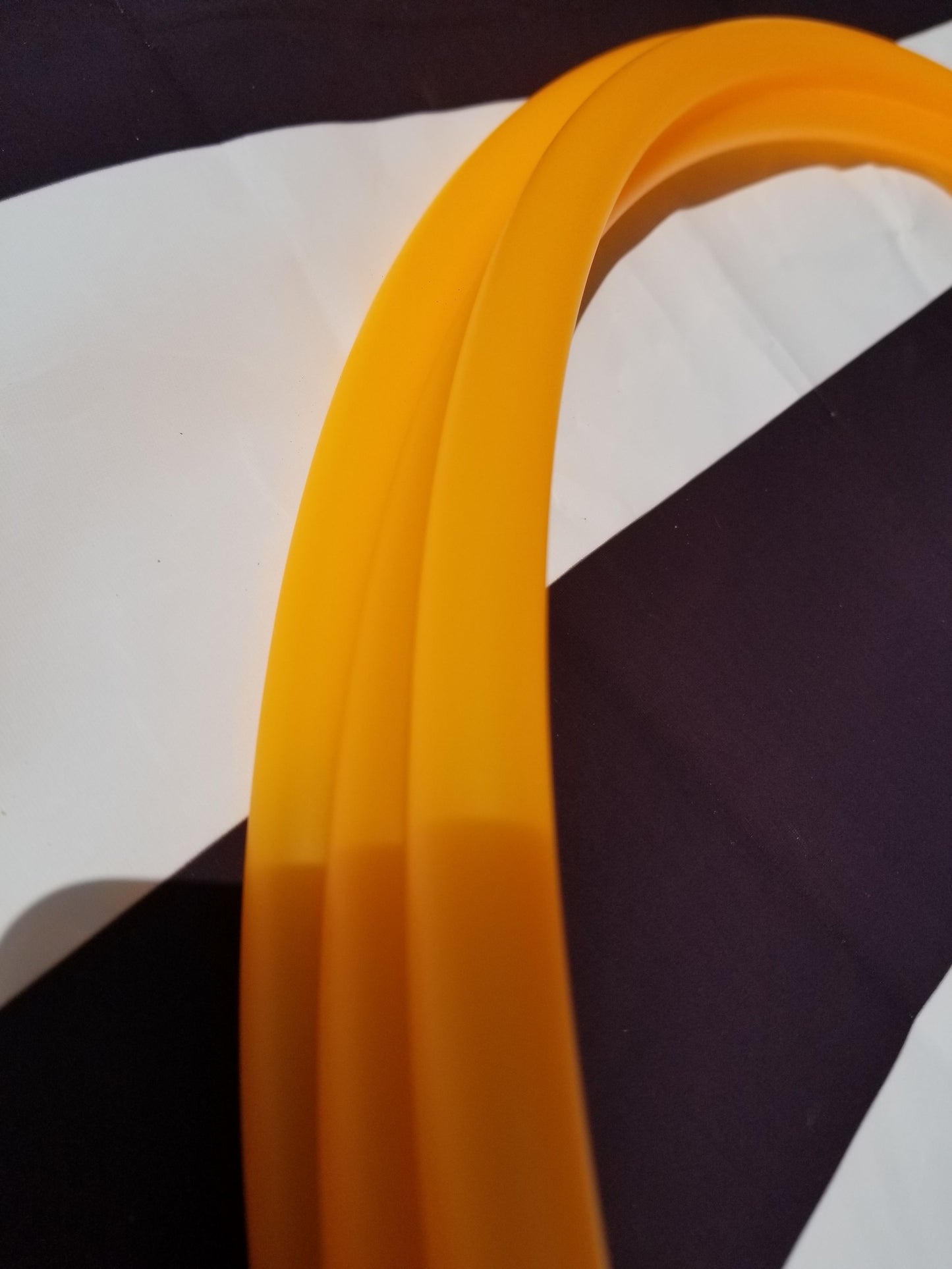 Creamsicle - UV Orange Polypro Bare Hoop 5/8