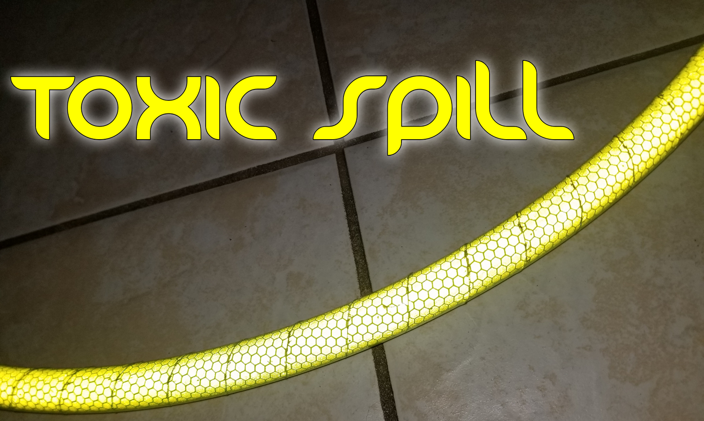 Toxic Spill Reflective Taped Hoop
