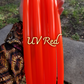 UV Red Polypro Bare Hoop 3/4
